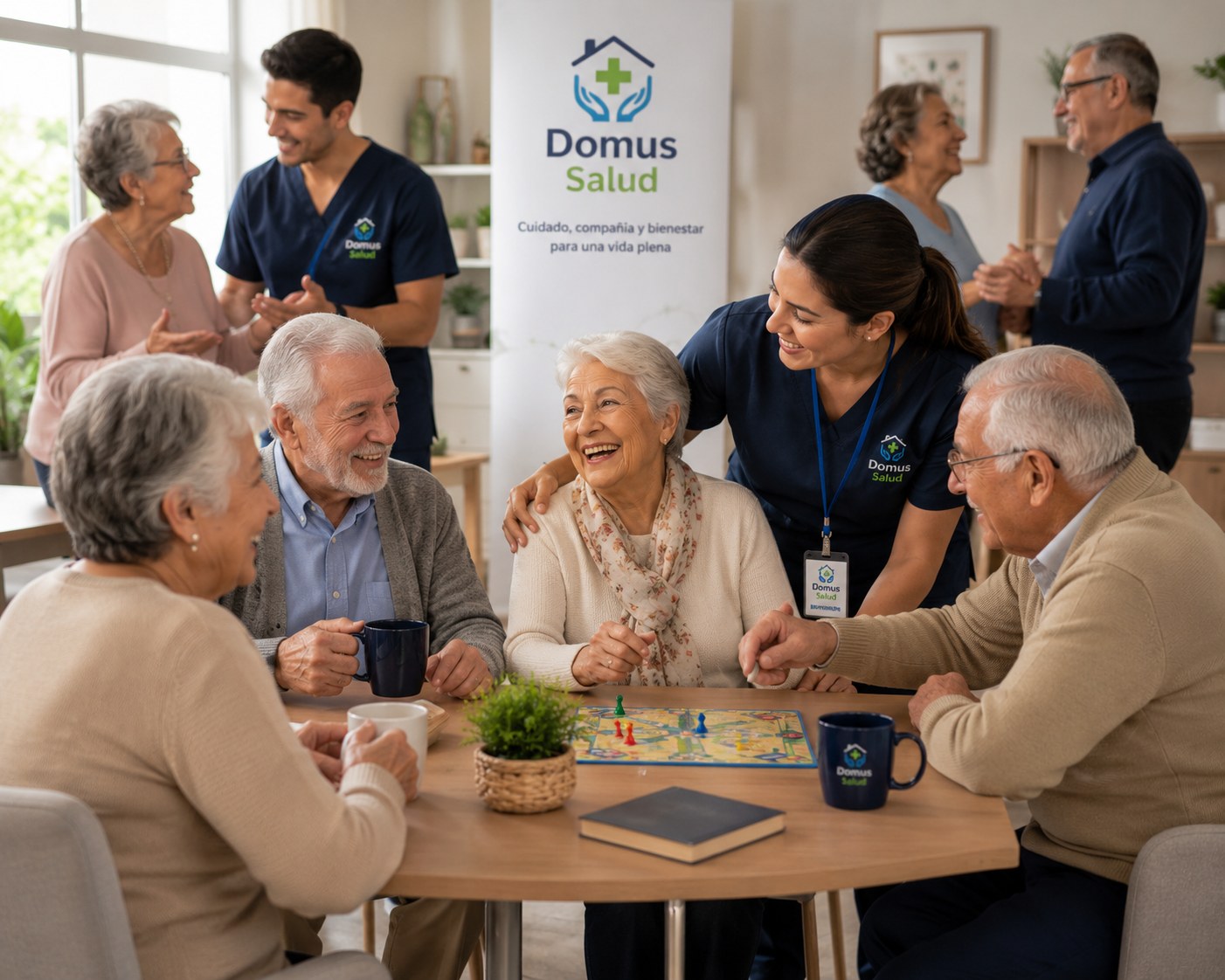 Actividad de integración y vida social para personas mayores con Domus Salud